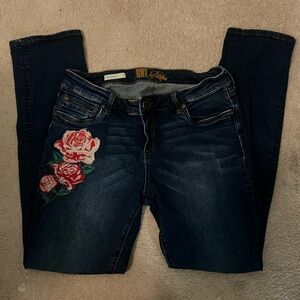 Kut From the Kloth Flower Embroidered Jeans